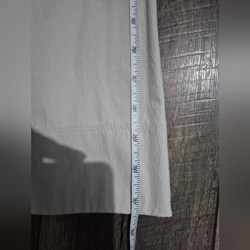 COPY 🍋 Lululemon Stretch Woven Wide-Leg High-Rise Pant, Bone, size L - Picture 13 of 14